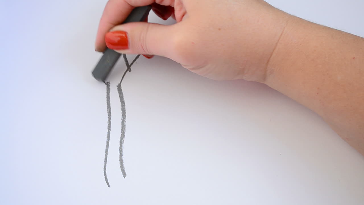 We draw trees. Drawing process
