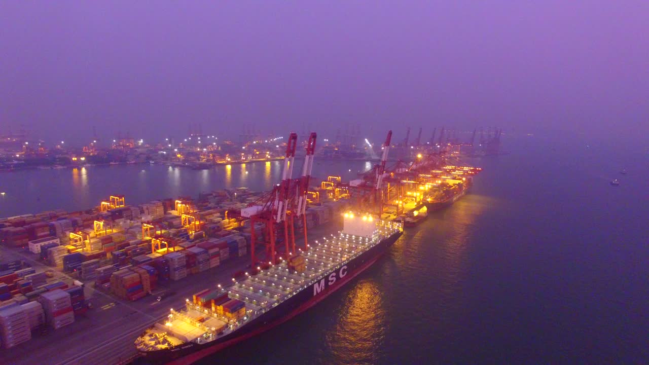 상하이 컨테이너 항구