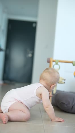 baby crawling