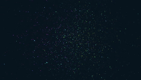 galactic bliss luminous night sky filled with floating dots