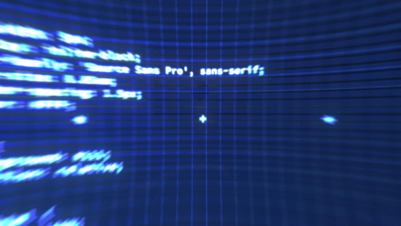 Animation of media icons over data processing