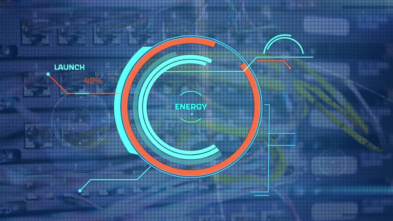 Animation of data processing over computer servers