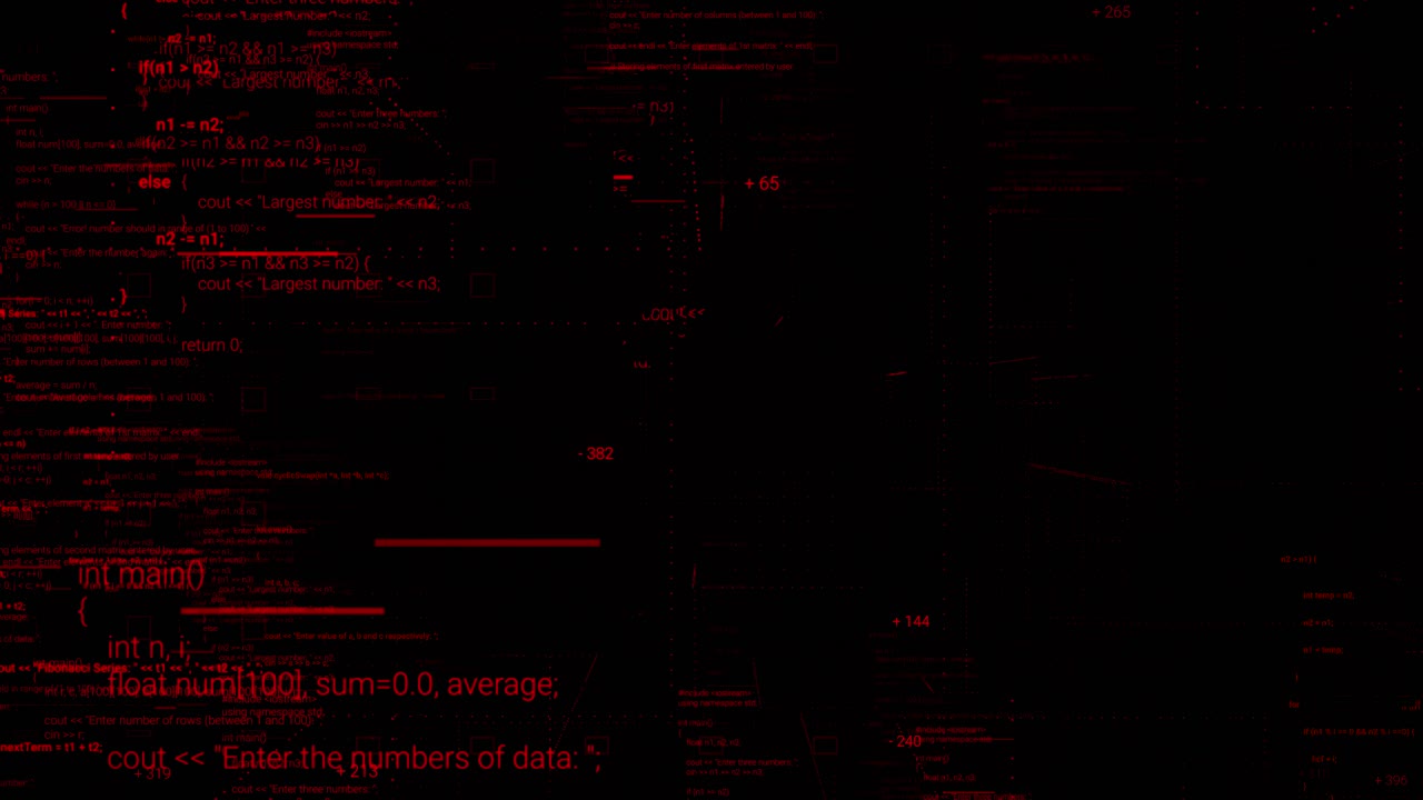 fondo de código de computadora abstracto