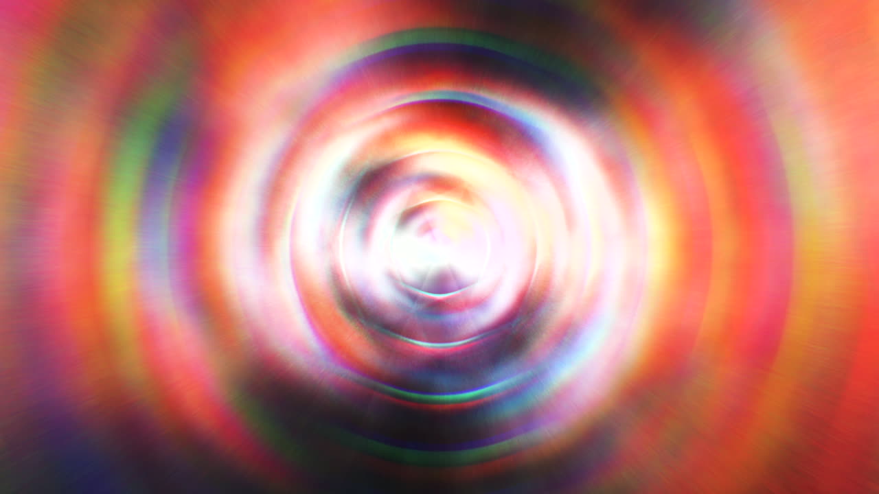 Abstract Colorful Radial Blur