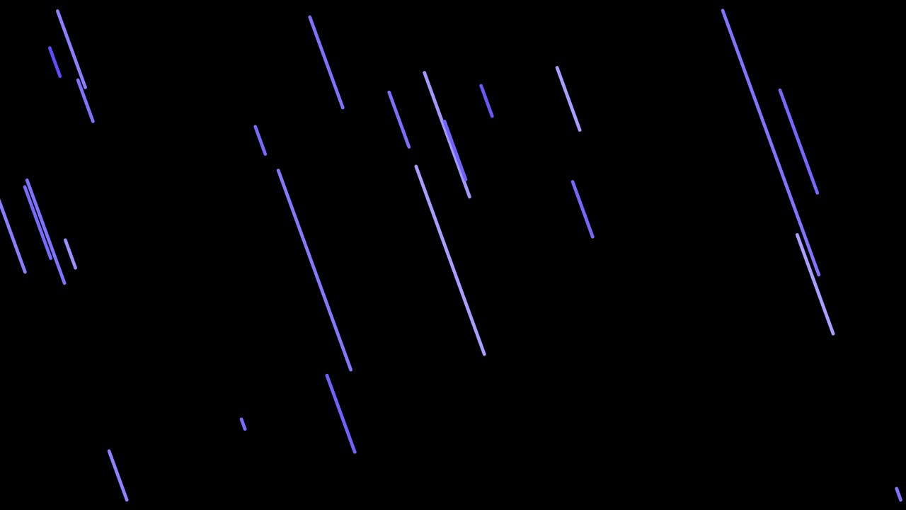 animación de lluvia ligera