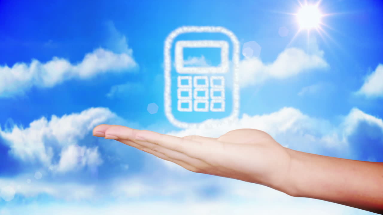 드 프레젠테이션 폰 클라우드 디자인