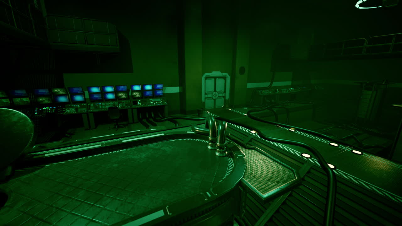 dark and empty electricity laboratory