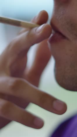 a close-up of a man's face