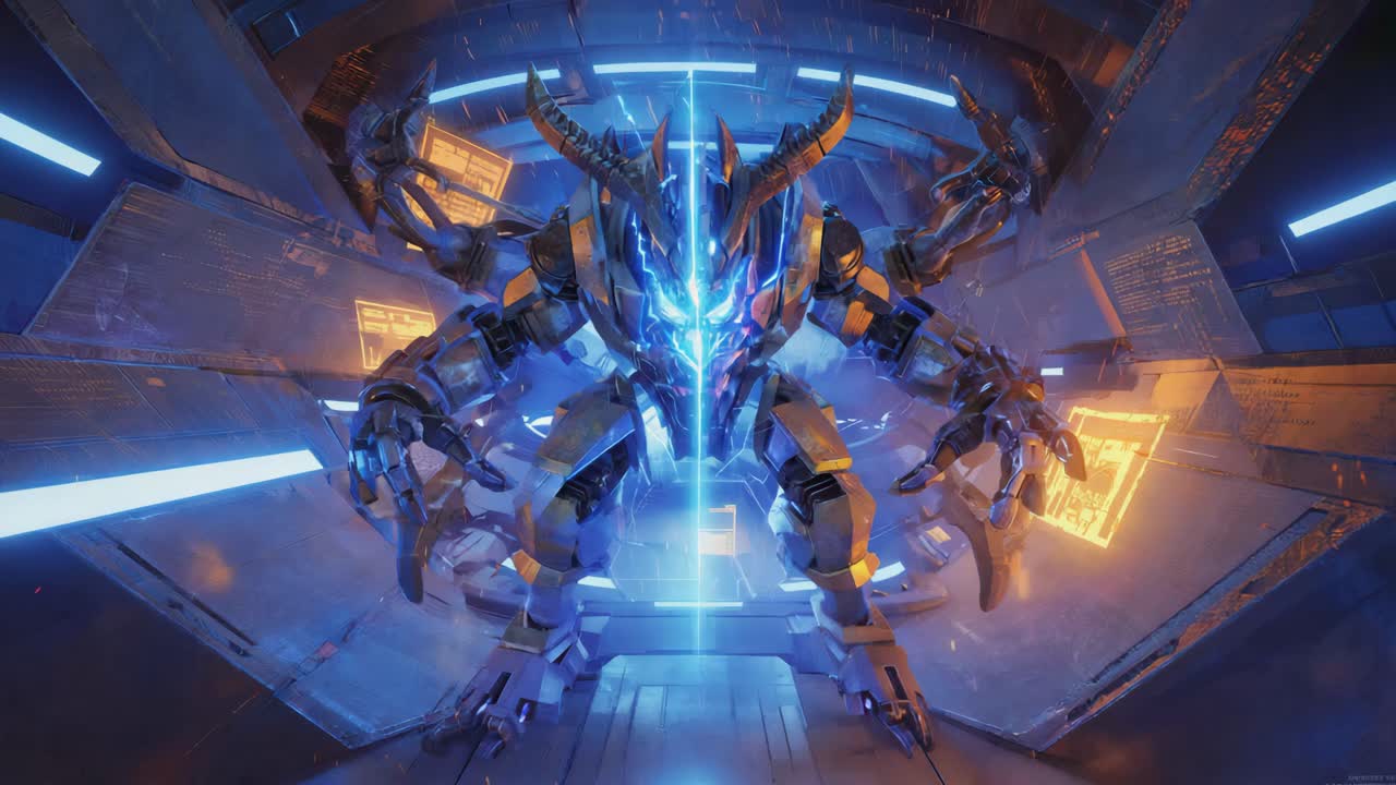 Futuristic Robot Monster