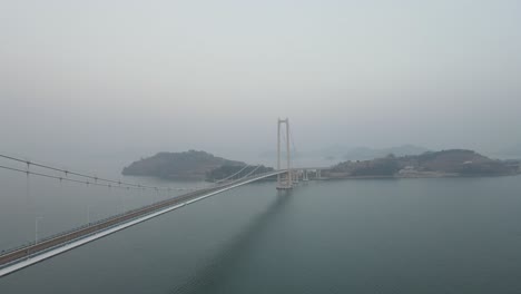 Aerial-view-of-Goheung-Bridge-in-South-Korea