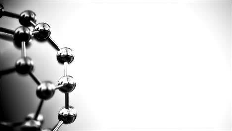 abstract depiction of network data flow / molecular behavior.