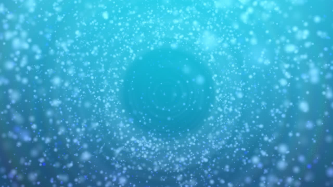 추상적인 파란 입자 나선형 배경