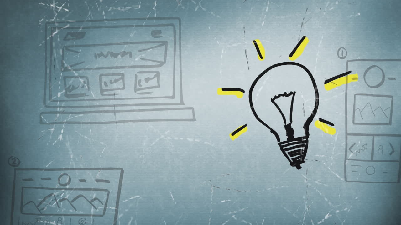 compuesto digital de un concepto de idea