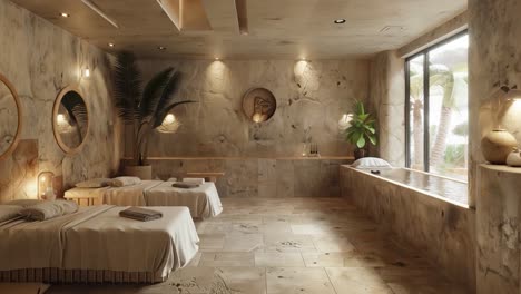 luxury spa interior