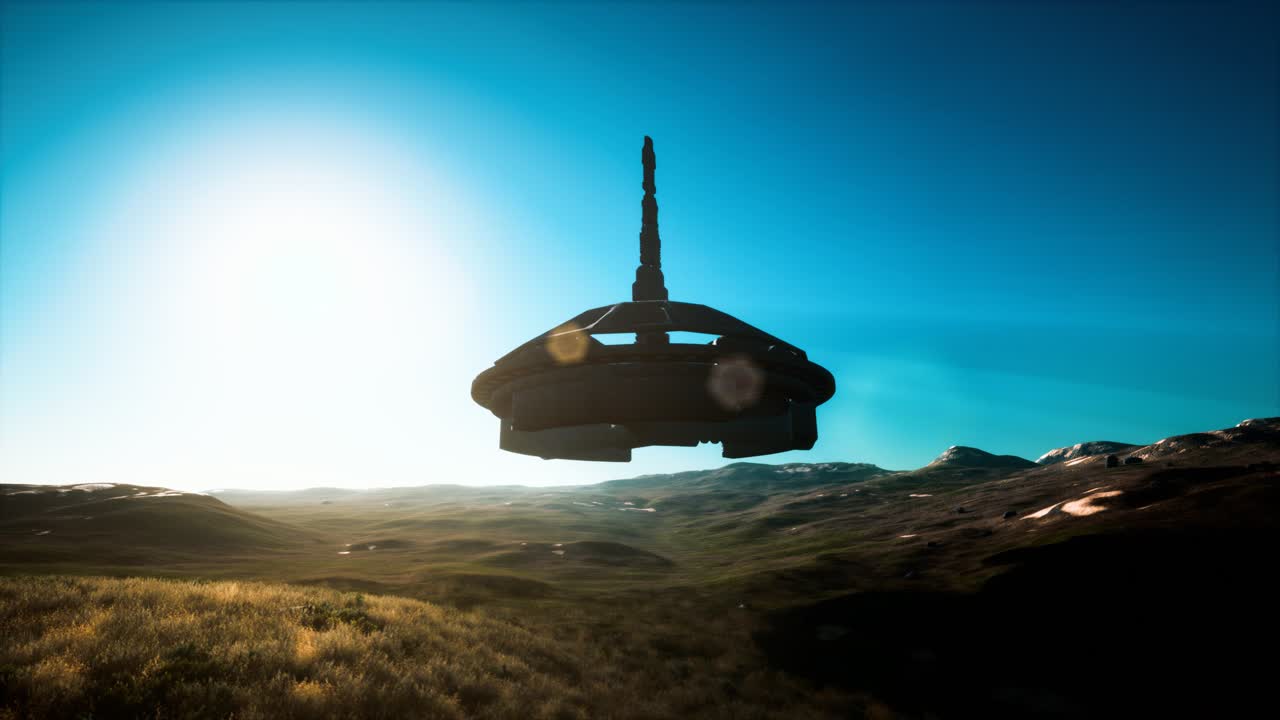 objeto volador no identificado en la tierra