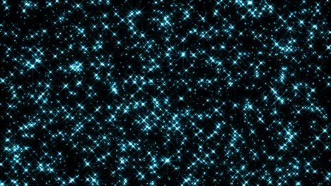 4k glittering blue particles. looped overlay