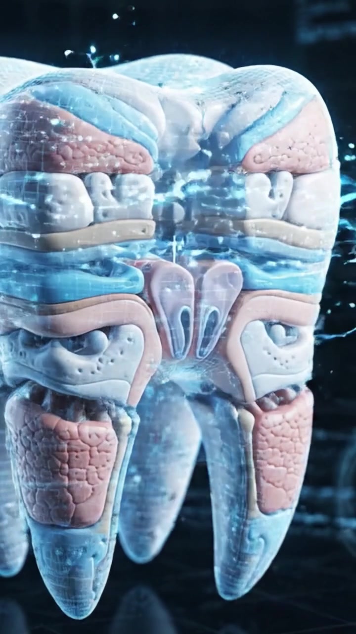 Detailed Anatomical Examination of a Tooth: From Surface Characteristics to Internal Structure in a Dynamic 3D Visualization