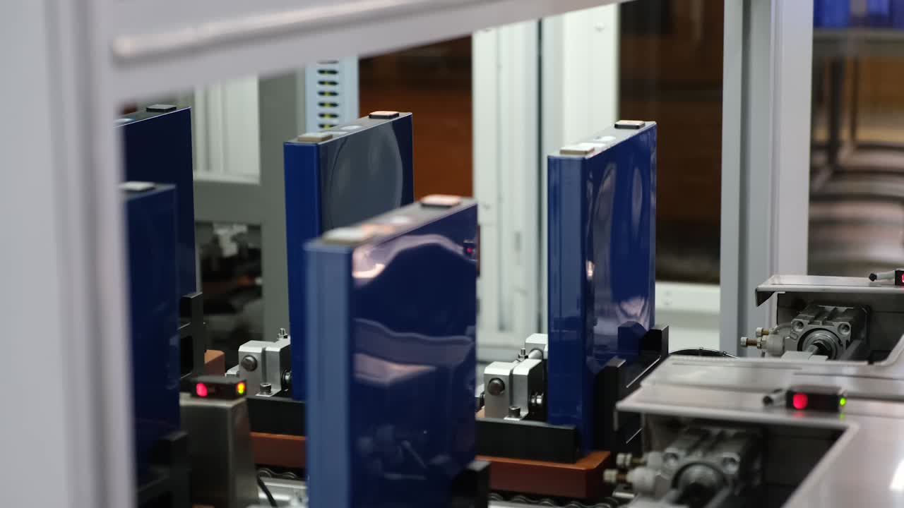 중국에 위치한 공장에서 제조되는 배터리