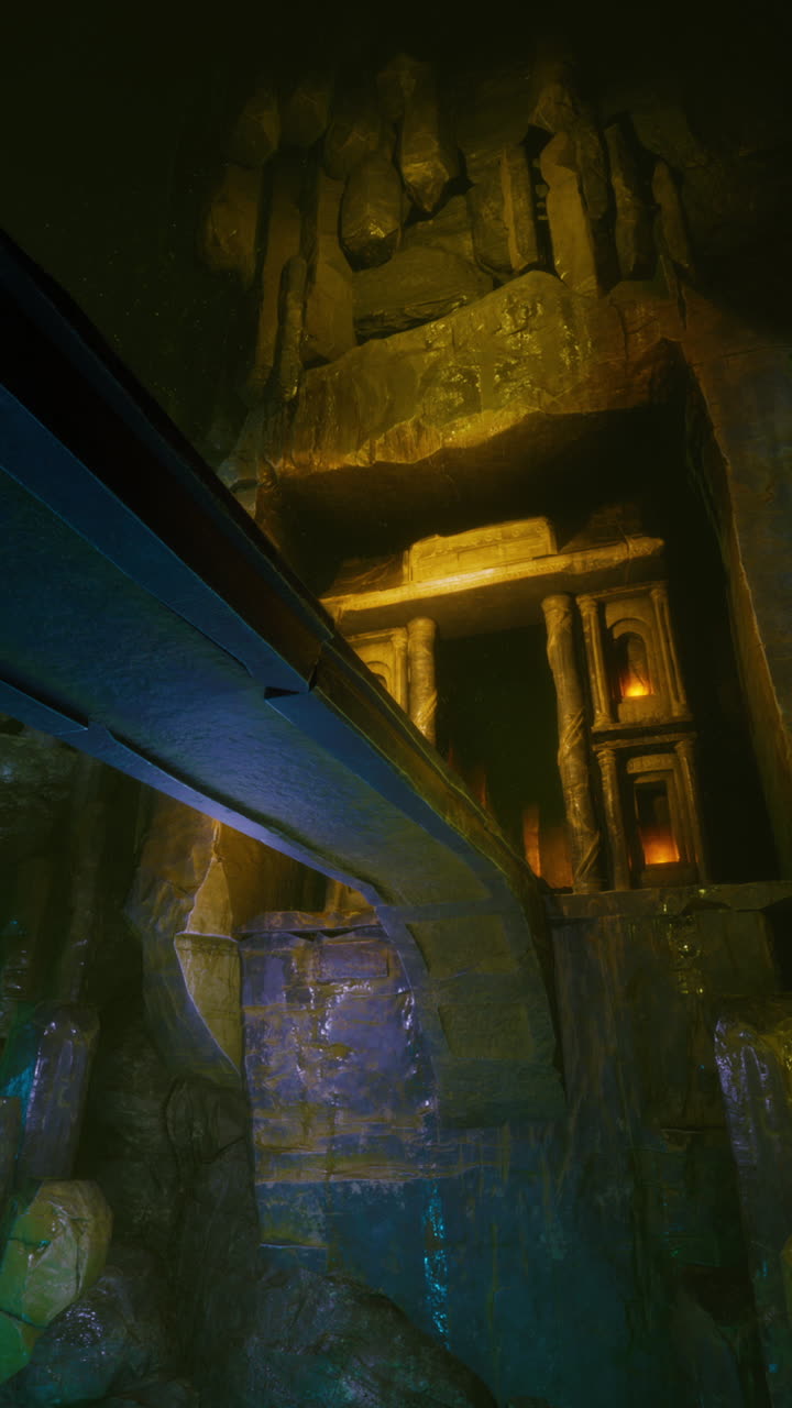 고대 수중 사원 유적