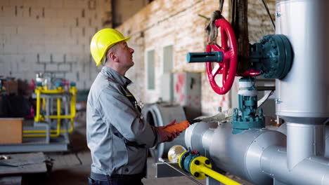 technician working at the factory