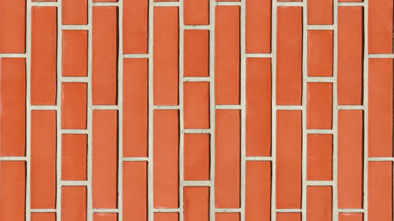 이 없는 루프 모션 - 이없는 벽돌 패턴으로 배경을 채우기 위해 특별히 준비 된 수직 지향 비디오.