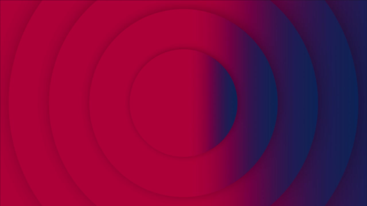 círculos de vértigo de gradiente azul profundo y rojo