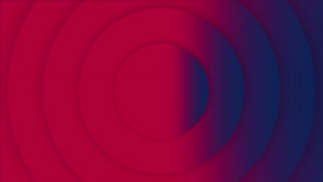 círculos de vértigo de gradiente azul profundo y rojo