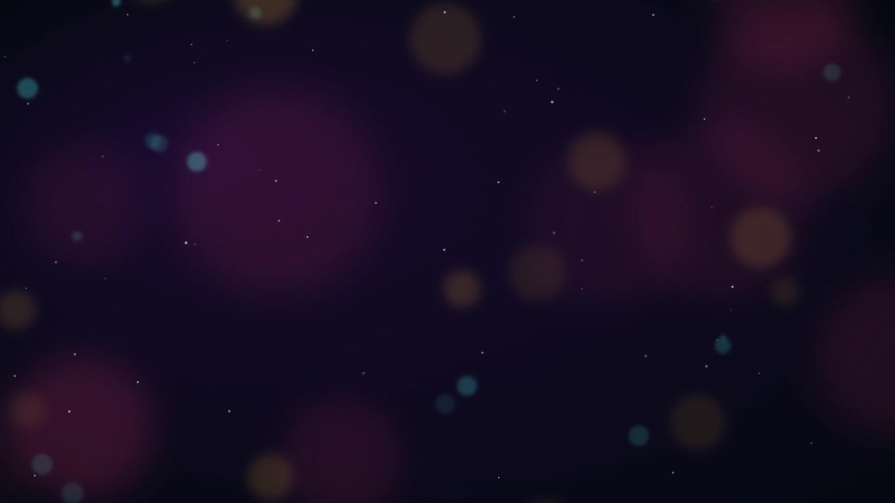 Abstract Motion Background with Floating Particles and Soft Bokeh