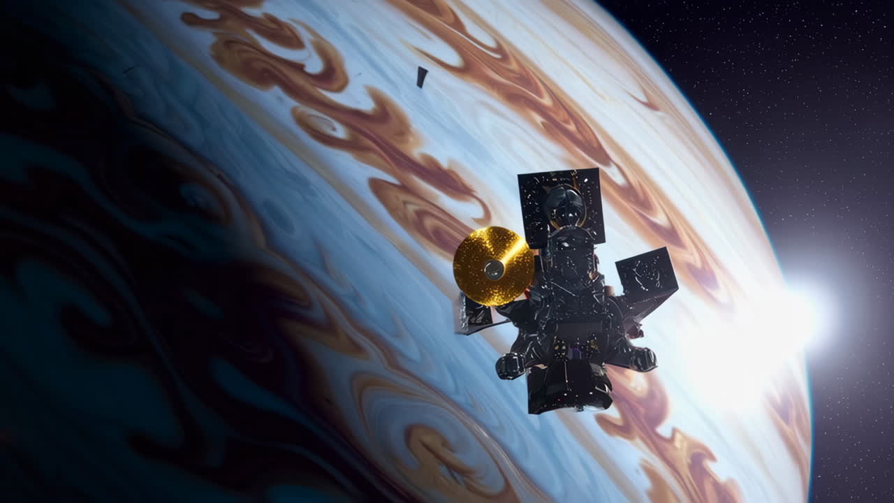 Juno Spacecraft at Jupiter