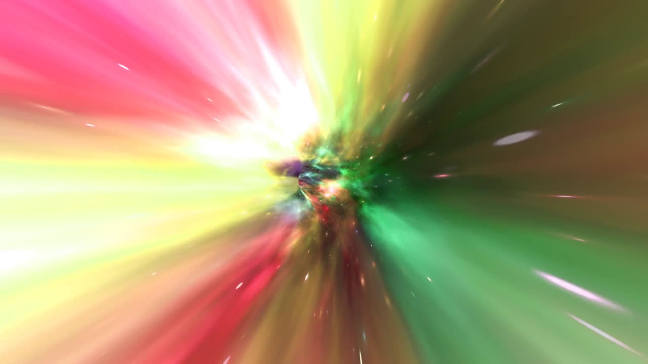 zoom fuera del agujero de gusano para viajar atrás en el tiempo a velocidad warp en el espacio exterior - 4k animación de fondo de movimiento de bucle sin costuras