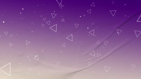 fondo de forma geométrica de trigón 4k