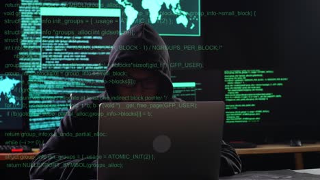 hacker at work