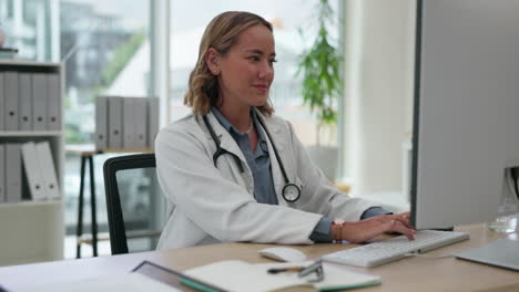 medical, office and portrait of woman doctor