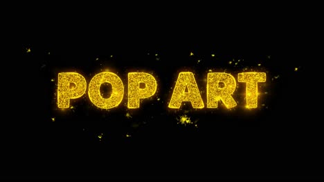 pop art text effect with sparkle