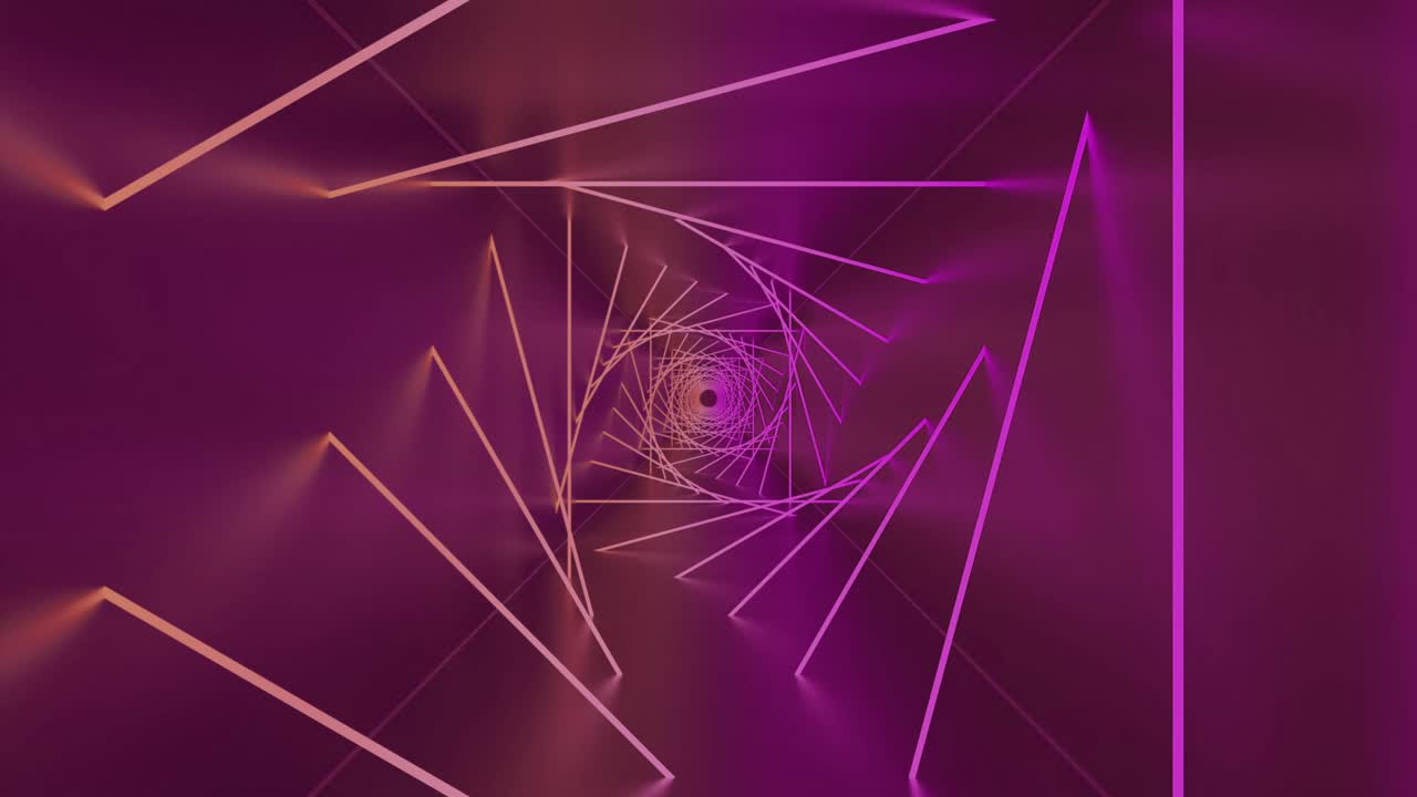 fondo geométrico 3d abstracto con líneas de neón