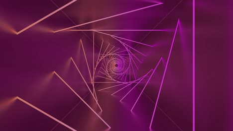 fondo geométrico 3d abstracto con líneas de neón