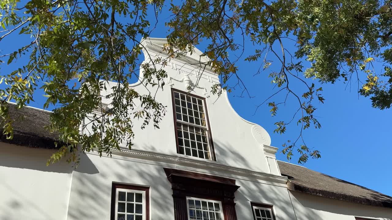 Cape Dutch architecture in the Cape of Good Hope