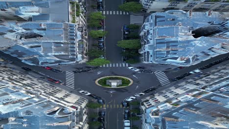 birds eye of paris france
