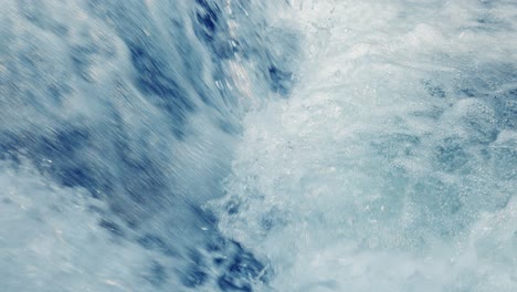 close up of mountain river in the wood in slow motion. beautiful wildlife landscape.