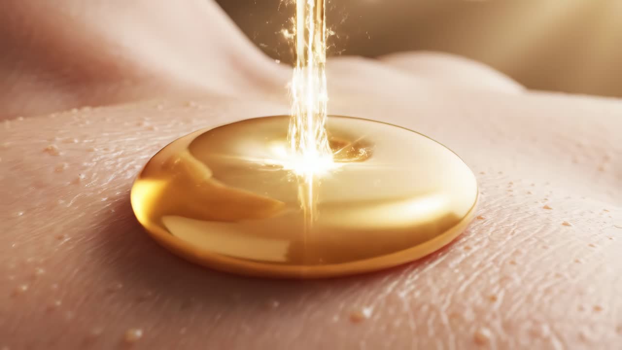 Hydrated and Nourished Skin with Golden Serum