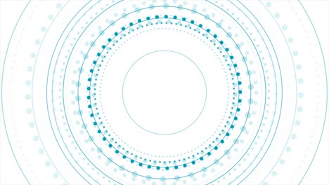 líneas redondas mínimas azules fondo de movimiento tecnológico futurista abstracto