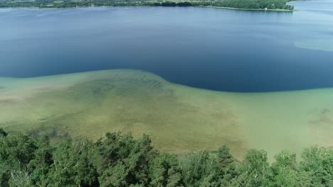 hometown lake from the sky