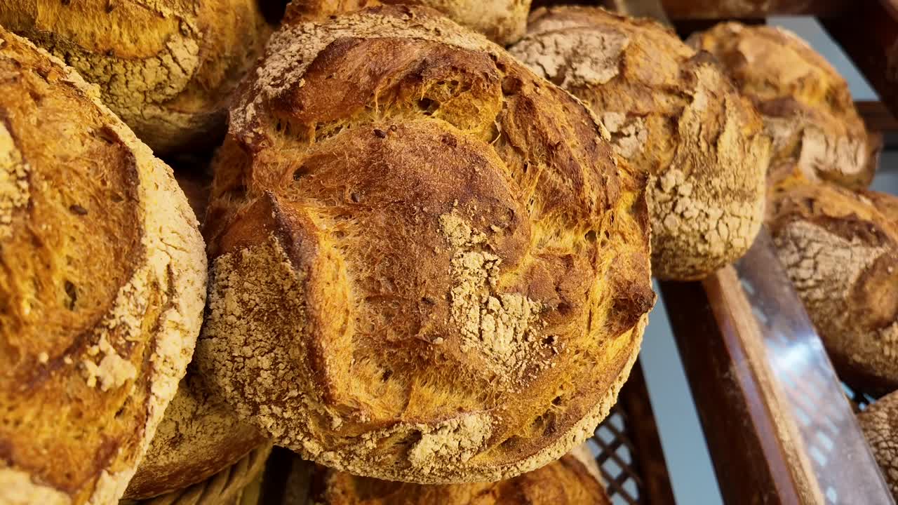 Assortment of Freshly Baked Bread
