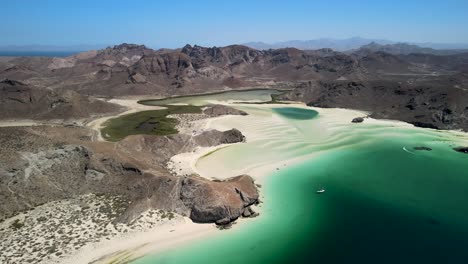 Aerial-view-of-several-beaches-in-Mexico