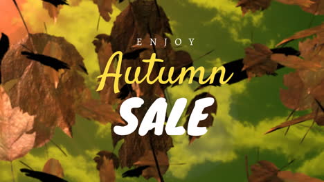 Digitally-generated-video-of-autumn-sale-4k