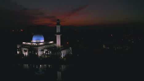 4k sunrise scene from malaysia.