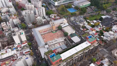 Buenos aires, showing cityscape, buildings, and park areas, aerial view