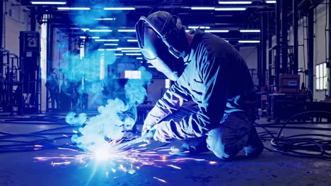industrial welding process