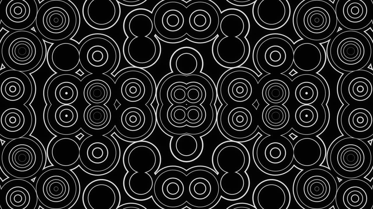 VJ Loop black and white looped background for visual abstractions