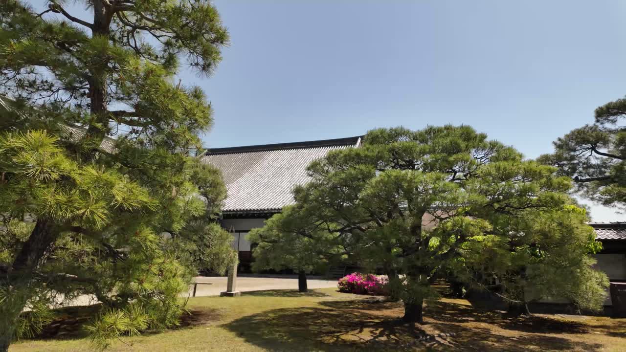 Nijo Castle Ninomaru Palace and ruins of the Honmaru Palace Japan grounds